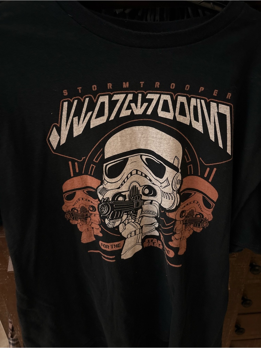 Black Stormtrooper Graphic Short Sleeve Tee